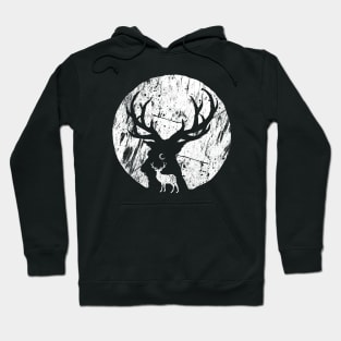 Deer at night Hoodie